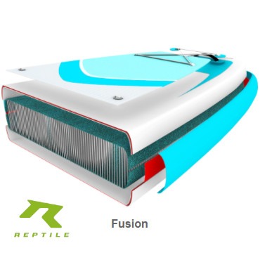 Why choose a Stand Up Paddleboard  Reptile: the fusion layer dropstitch